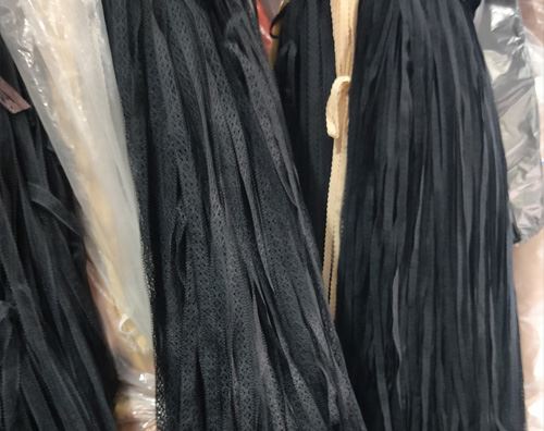 黑色发制品辅料丝带